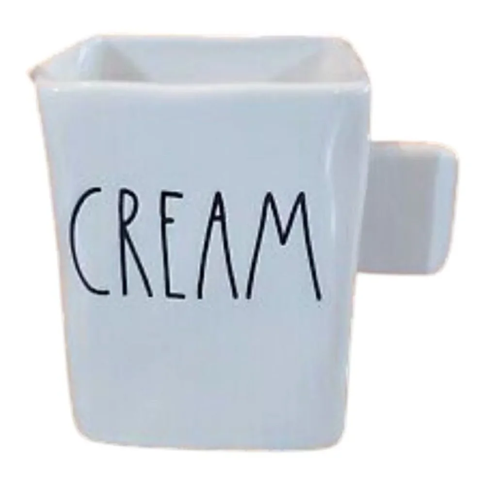 Rae Dunn Cream Square Rae Dunn By Magenta CREAM Canister Farmhouse